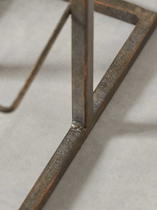 Industrial Standing Wine Rack
