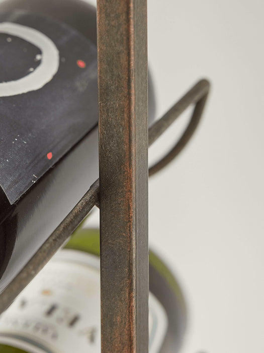 Industrial Standing Wine Rack