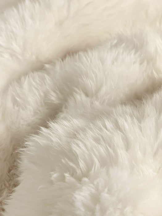 Sumptuous Sheepskin Double Beanbag - Ivory