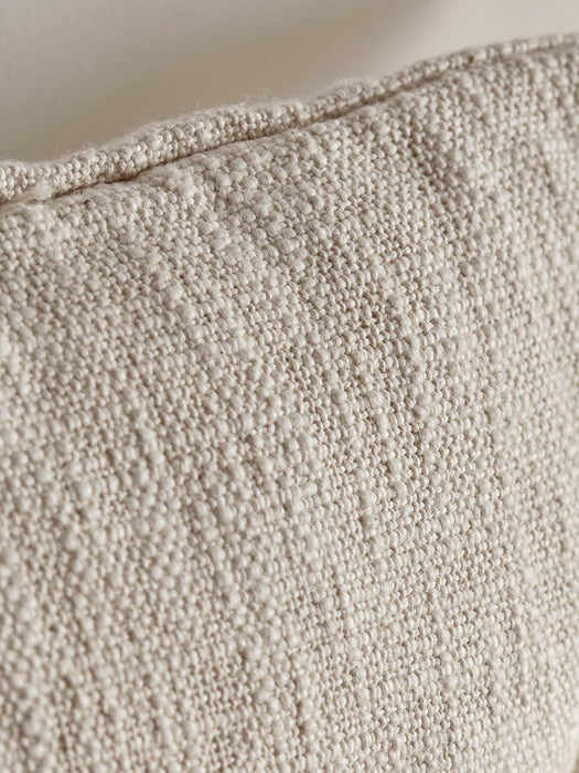 Woven Tasseled Cushion - Ivory