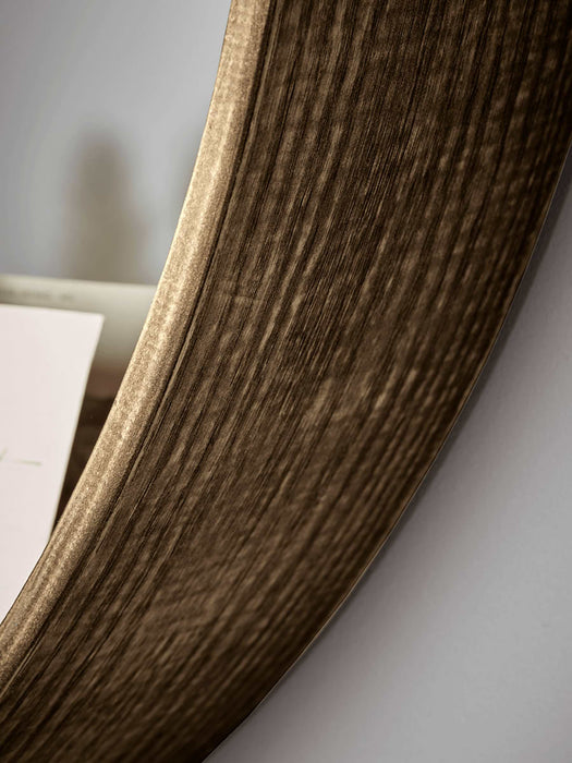 Round Shelf Wall Mirror