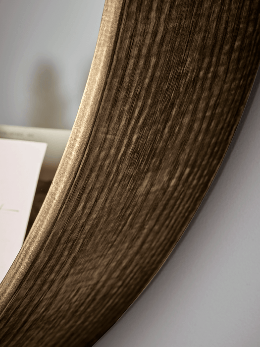 Round Shelf Wall Mirror