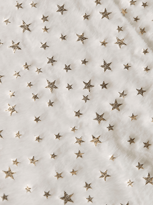 Starry Faux Fur Throw
