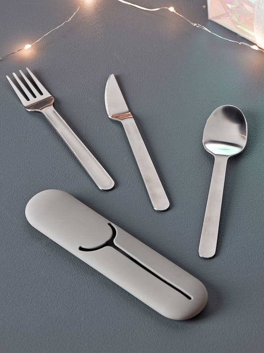 To Go Cutlery Set - Grey