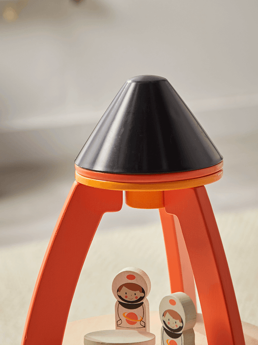 Wooden Rocket Play Set