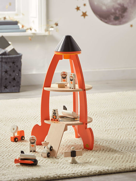 Wooden Rocket Play Set
