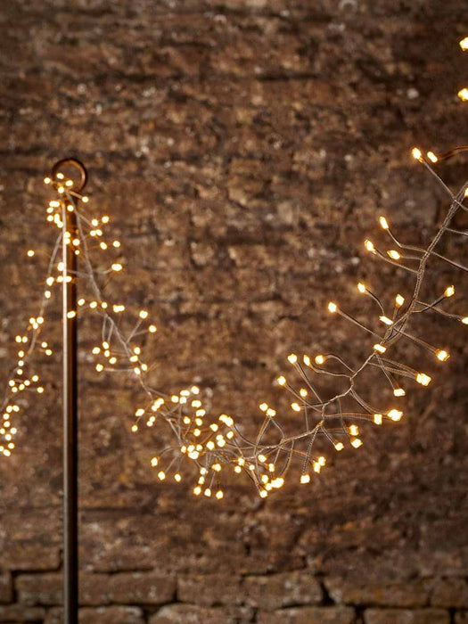Indoor Outdoor Naked Wire Twinkle Cluster Lights