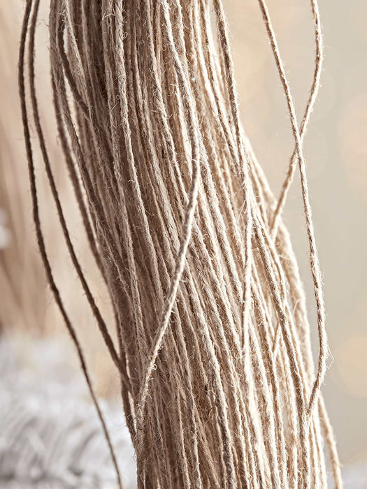 Four Wooden & Jute Jellyfish