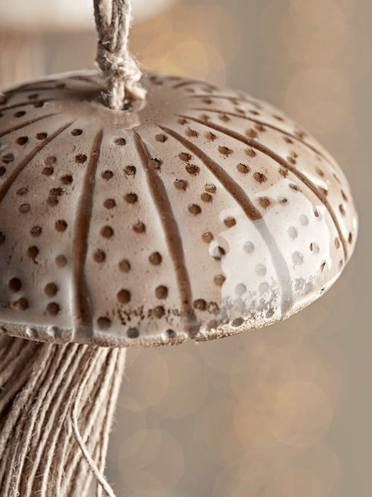 Four Wooden & Jute Jellyfish