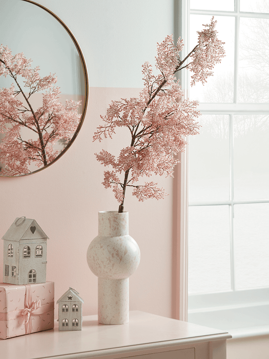 Faux Lit Blossom Spray