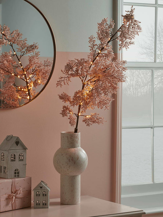 Faux Lit Blossom Spray