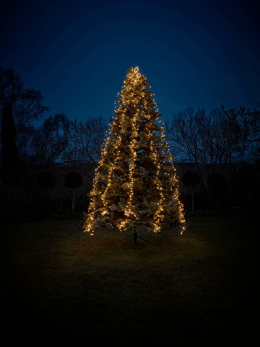 Indoor Outdoor Cascading Cluster Tree Lights - 8ft