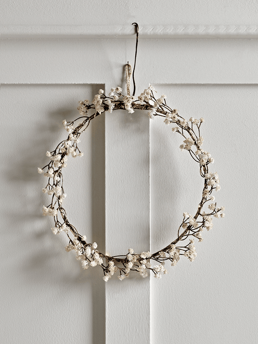Gypsophila Lit Wreath
