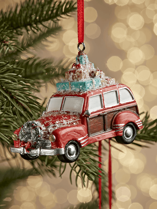 Three Vintage Vehicle Baubles