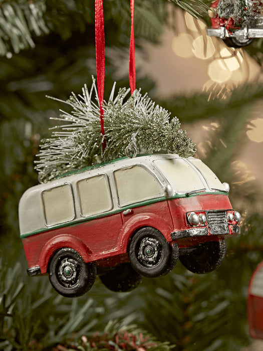 Three Vintage Vehicle Baubles