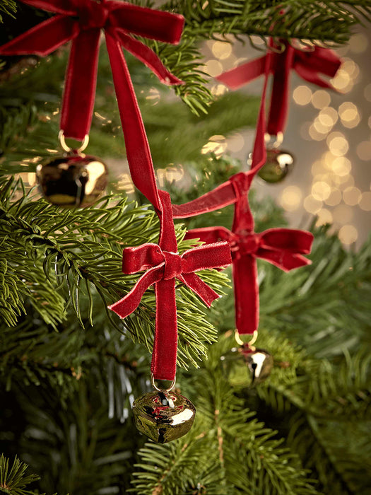 Three Velvet Bell Garlands