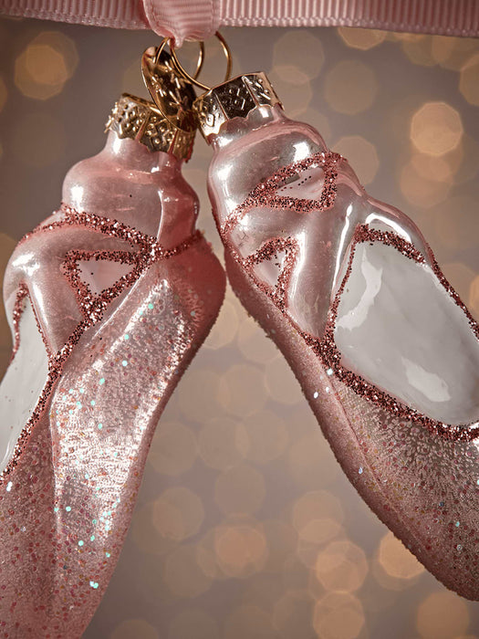 Four Glass Ballet Shoes