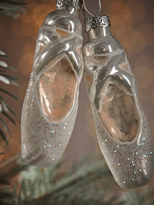 Four Glass Ballet Shoes