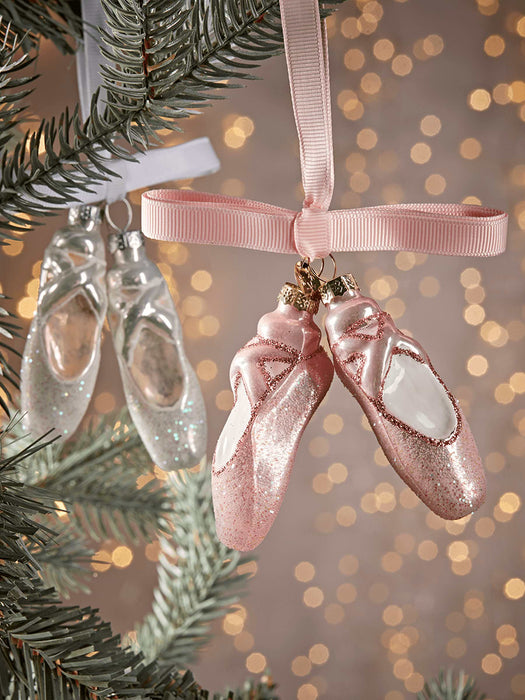 Four Glass Ballet Shoes