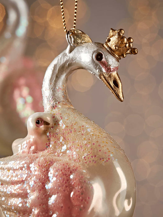 Four Glass Swans