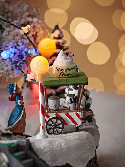 Miniature Lit Ice Rink