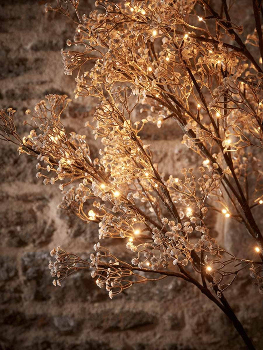 Indoor Outdoor Golden Gypsophila Light Up Tree
