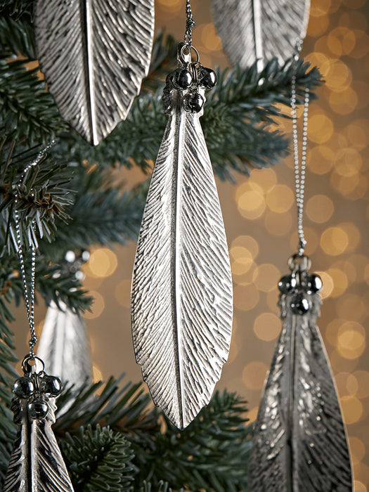 Six Metal Feathers