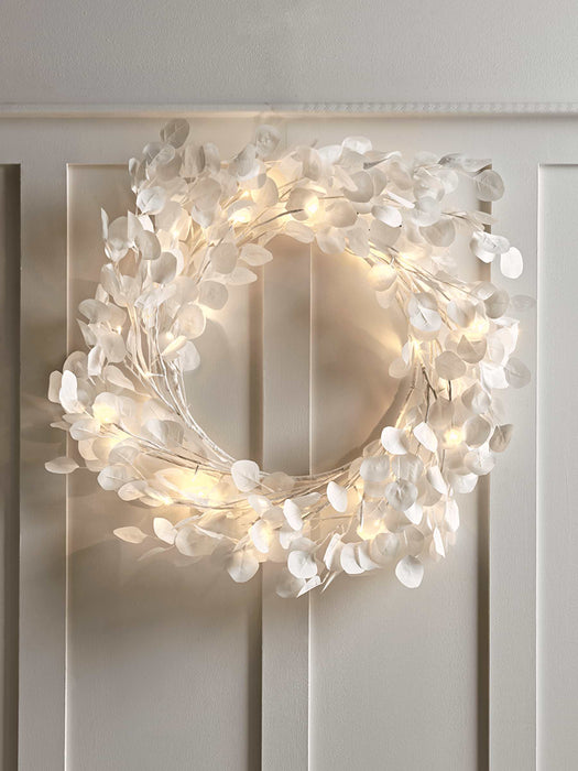 Light Up Honesty Wreath