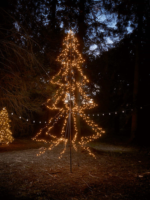 Outdoor Light Up Tiered Tree - 4.5m