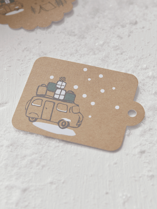 Christmas Campervan Gift Tags
