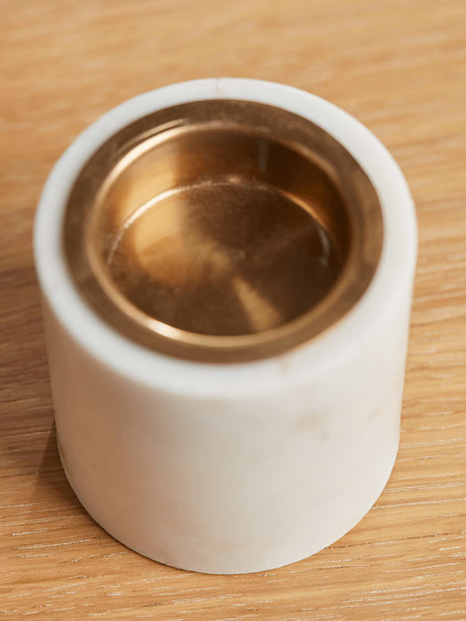 Three Marble Candle Holders