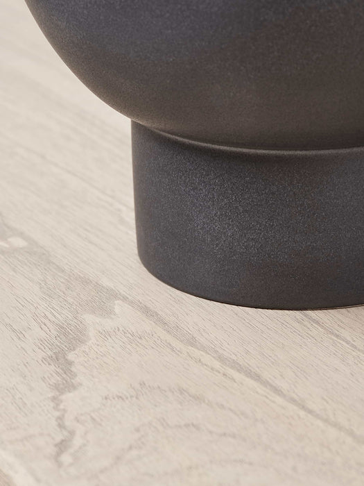 Black Bulb Vase