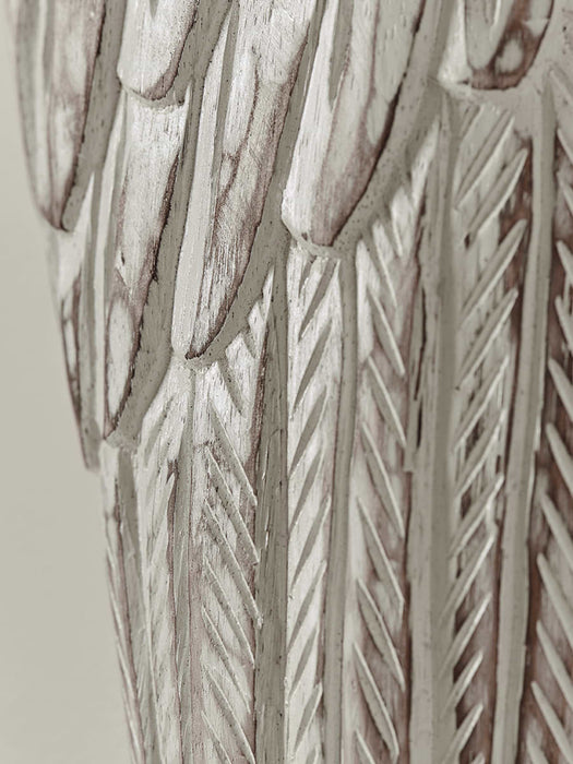 Whitewashed Wooden Wings