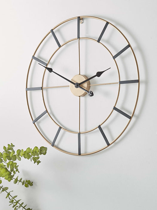 Black & Gold Wall Clock