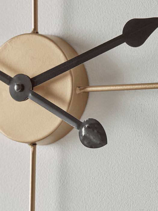 Black & Gold Wall Clock
