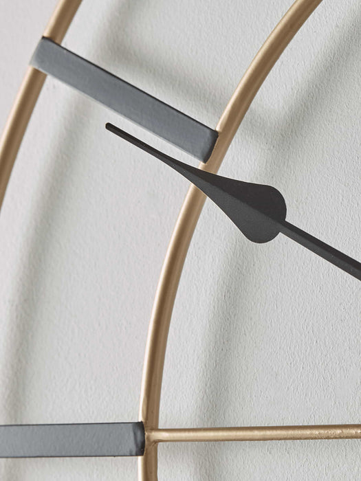 Black & Gold Wall Clock