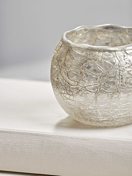 Two Dipped Textured Tealight Holders