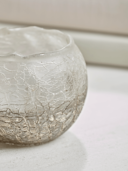 Two Dipped Textured Tealight Holders