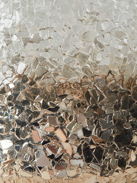 Three Crackle Metallic Tealight Holders