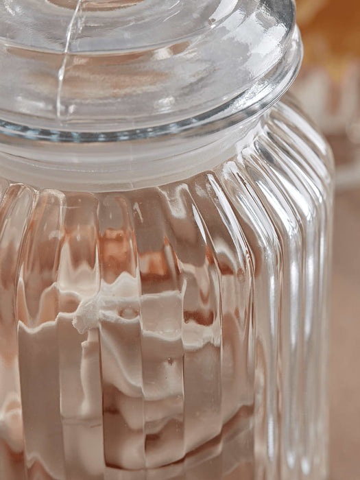 Three Fluted Storage Jars