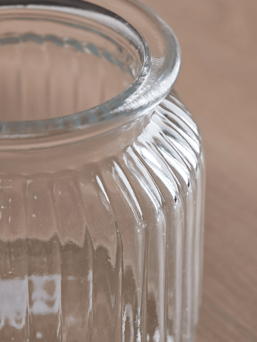 Three Fluted Storage Jars
