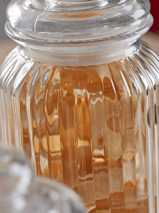 Three Fluted Storage Jars