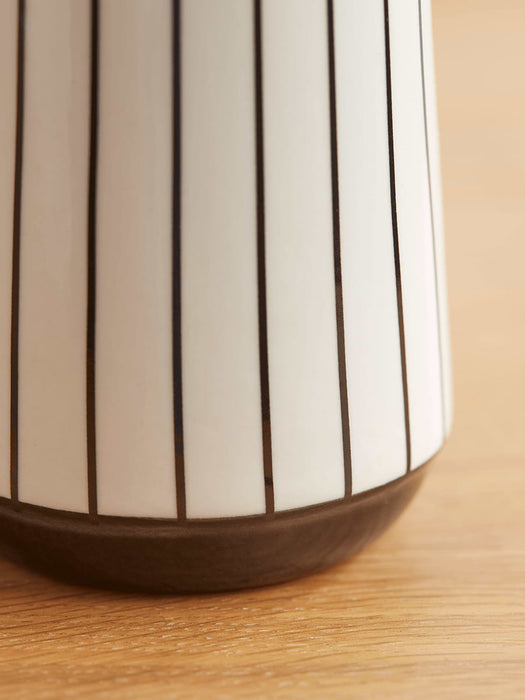 Striped Tapered Vase