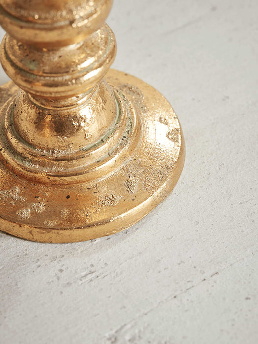 Gold Dinner Candle Holder - Small