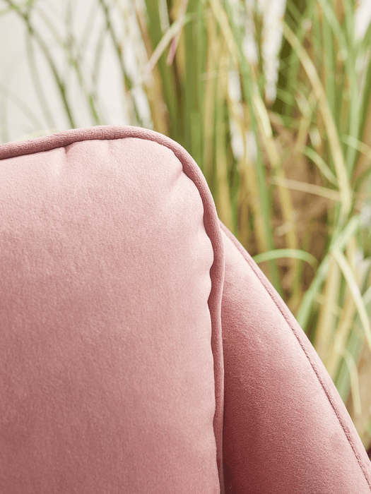Mona Velvet Armchair - Blush