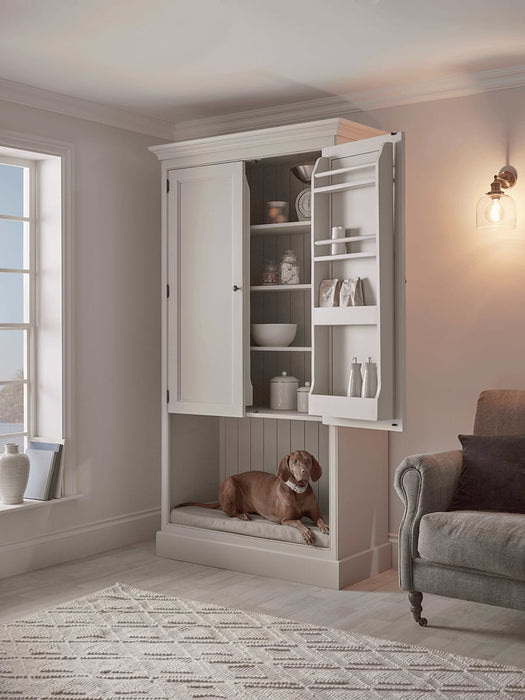 Pet Bed Larder Cabinet - Soft Grey