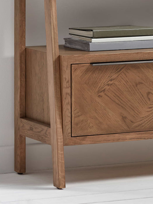 Industrial Wood and Metal Bookcase