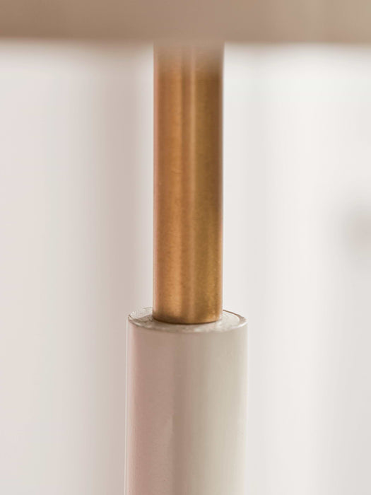 Brass & Cream Dome Table Lamp
