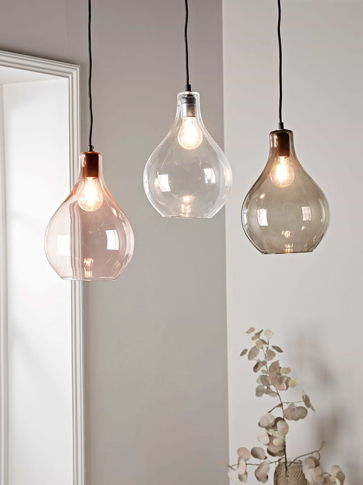 Teardrop Pendant - Blush
