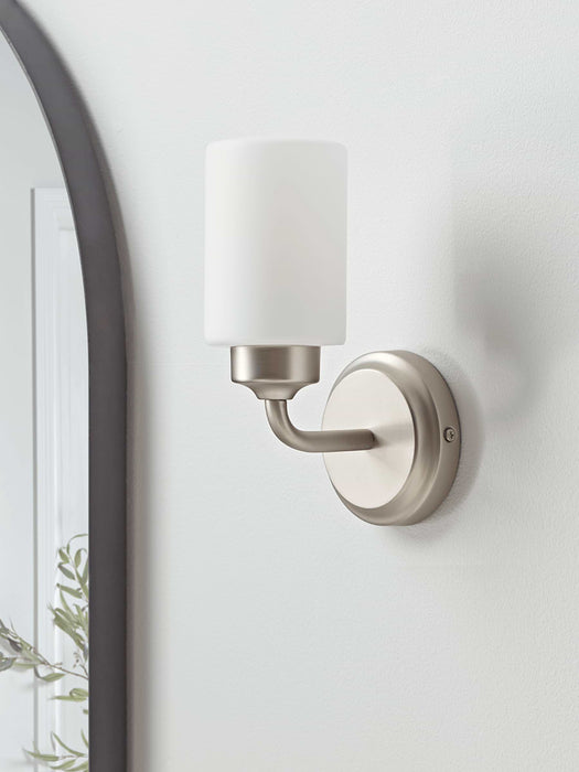 Frosted Glass Bathroom Wall Light